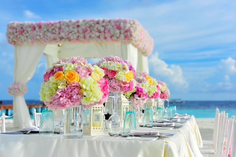 Moss Centerpieces